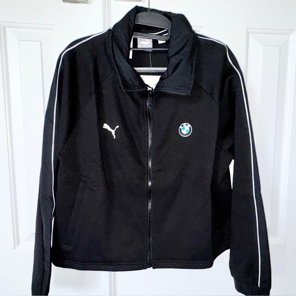 NWT Puma X BMW Motorsport Full Zip Up Jacket Women’s Size Medium Performance